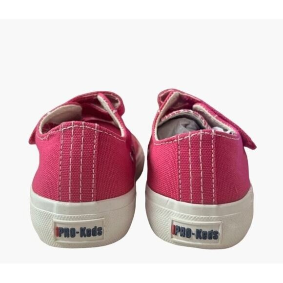 Pro-Keds Royal HL Sneakers Fuschia Size 8 Little Girls Velcro Closure Rubber Sol - Picture 3 of 9